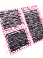 Shein - 740PCS Individual Lash Clusters High Capacity D Curl 9-16mm 30D-50D Mixed DIY Eyelash Extension Kit