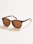 Shein - Boho 1pc Plastic Women's Fashionable Square Sunglasses