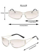 Shein - Cross-Border European And American Hollow Out Sunglasses