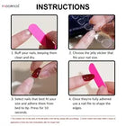Shein - Elevate Your Style with 24pcs Long Almond Khaki French Leaf Pattern Fake Nail & 1sheet Tape & 1pc Nail File