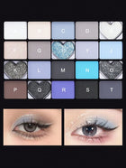 Shein 20-Color Long-Wearing Shimmer & Matte Eyeshadow Palette