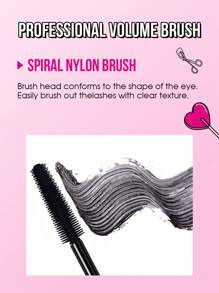 Shein - Misslyn Volume Up 3 In 1 Mascara, Long-Lasting, Extending Eyelashes, Lightweight Formula