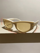 Shein - New Retro Cat-Eye Small Frame Irregular Sunglasses