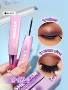 Shein Sheglam - All Eyes On You Eyelash Glue Liner-Black 2 In 1 Waterproof Liquid Eyeliner False Eyelash Glue
