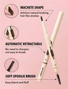 Shein Sheglam - Better Brows Long Lasting Eyebrow Pencil- Taupe