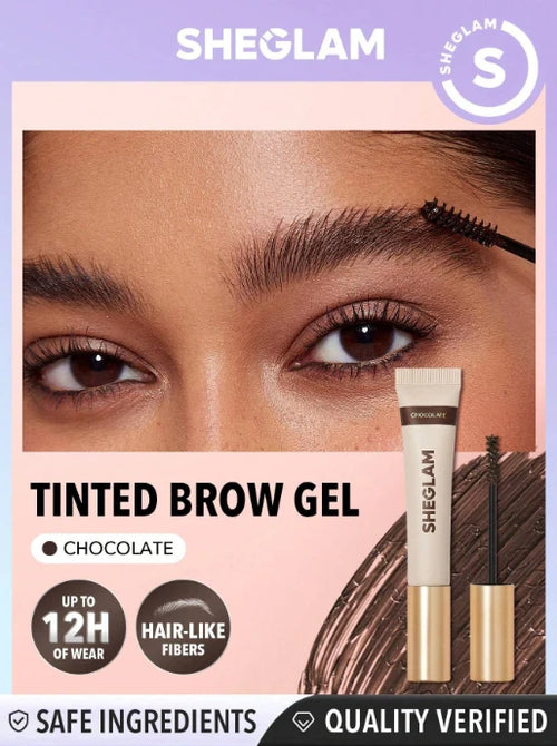 Shein Sheglam - Hold 'Em Up Tinted Brow Gel-Chocolate Long Lasting Voluminous Eyebrow Tint