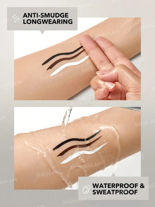 Shein Sheglam - Intensify Smudge-Proof Eyeliner Gel-Black