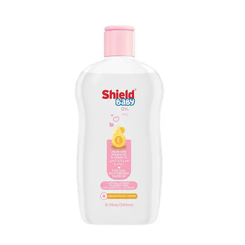 Shield Baby Oil with Vitamin E for Soft & Healthy Baby Skin – 200ml