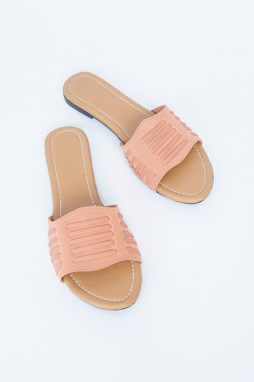 Vybe -lacy Grace Slides-pink