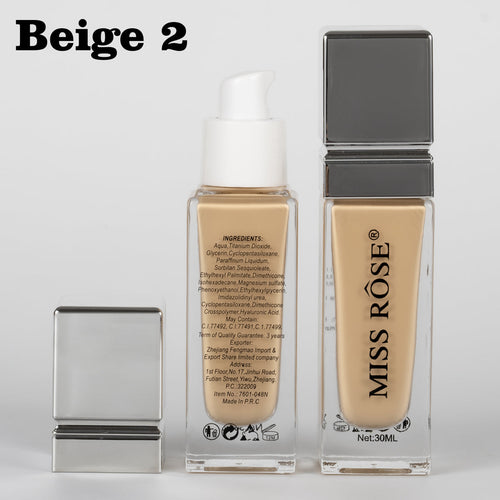 Miss Rose- Liquide Silk Foundaion- Beige-02