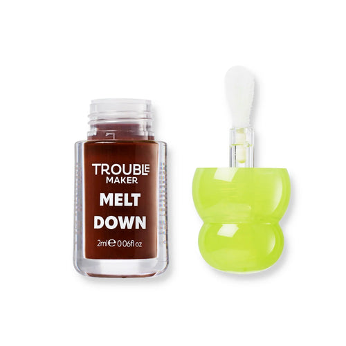 Trouble Maker - Melt Down Lip Oil Snapper Brown 2ml
