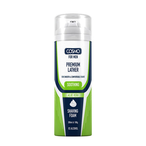Cosmo - Shaving Foam Soothing Aloe Vera 200ml