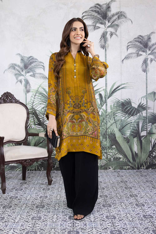 Sapphire - Printed Silk Shirt