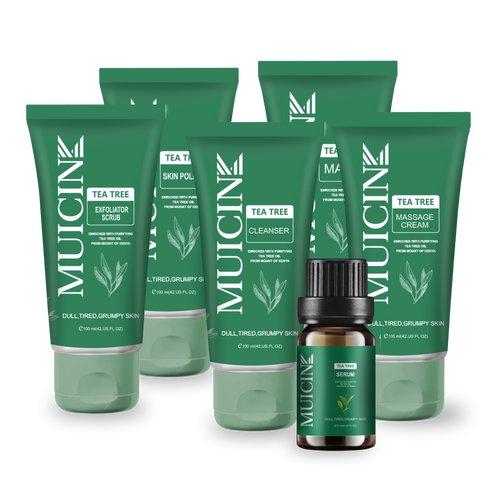 Muicin - Tea Tree Clear & Clean Facial Kit - 6 Steps
