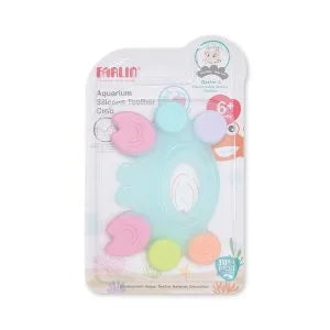 FARLIN BABY SILICONE TEETHER CRAB 6M+ BB20008