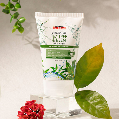 Saeed Ghani - Tea Tree & Neem Acne Control & Pimple Clear Face Wash - 100ml