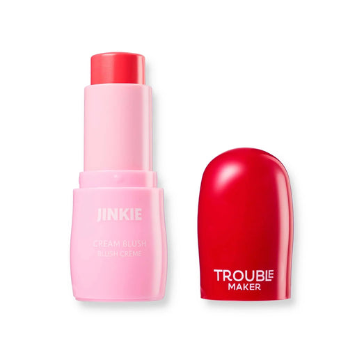 Trouble Maker - Jinkie Stick Cream Blush Cheer Up Hot Pink