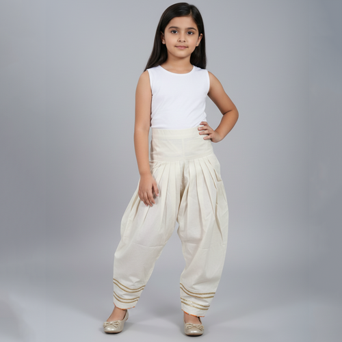 Sapphire - Classic Ethnic Pleated Pants (only Pant)