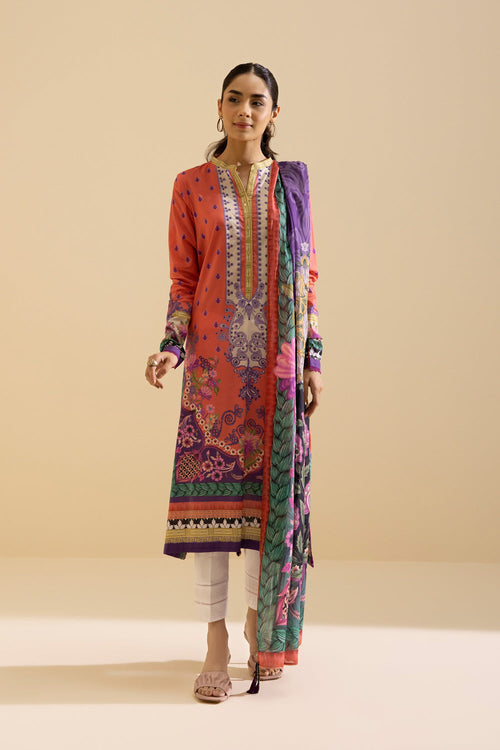 Sapphire- 2 Piece - Printed Lawn Suit