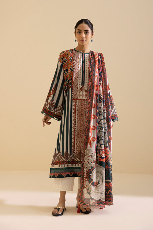 Sapphire- 2 Piece - Printed Lawn Suit