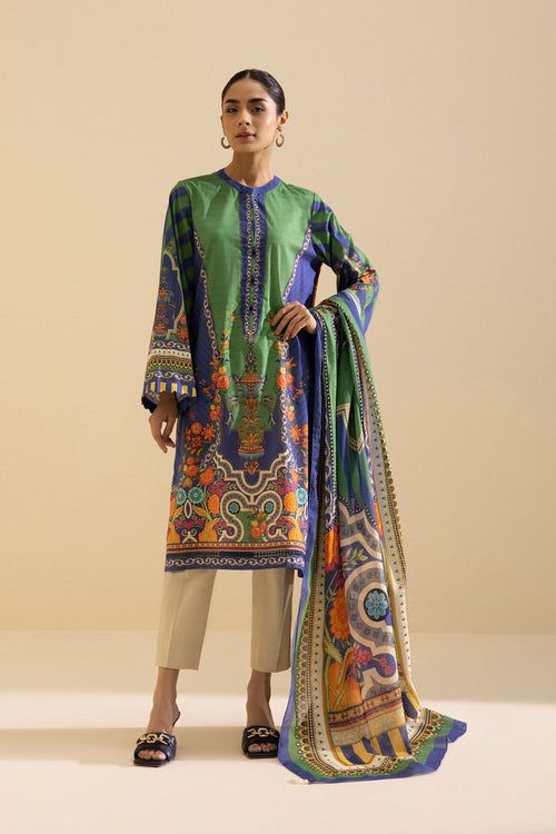 Sapphire- 2 Piece - Printed Lawn Suit