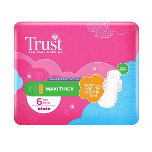 Trust Sanitary Napkins Maxi Thick 6 Xxl Pads