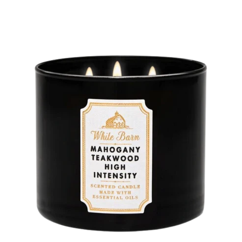 Bath & Body Works - Mahagony Teakwood High Intensity 3 Wick Candles 414gms