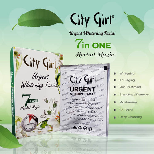 City Girl - Urgent Whitening Facial 7 In 1 Single Sachet (15g)