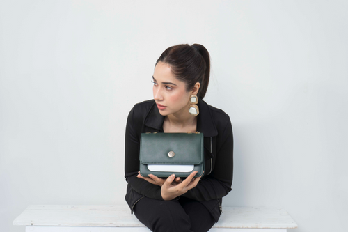 Vybe - Bag - Cross Body Front Buckle - Green