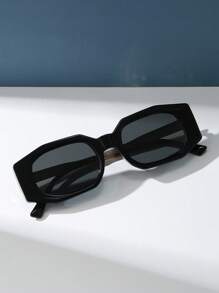 Vintage Square Plastic Sunglasses Stylish Classic Design Decoration For Outdoor Travel, Beach Vacation, Uv Protection Sunglasses Beach Sun Glasses