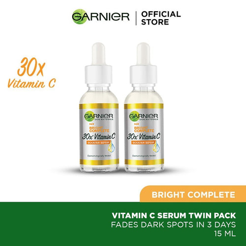 Garnier- Vitamin C Serum 15ml Twin Pack