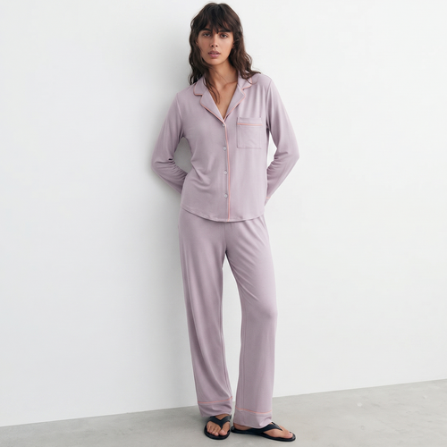 Cloud Pajama Set - Lilac