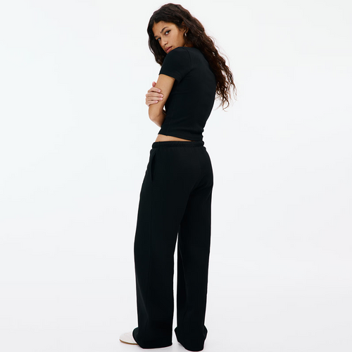 Vybe - Wide Pull-on Trouser | Black
