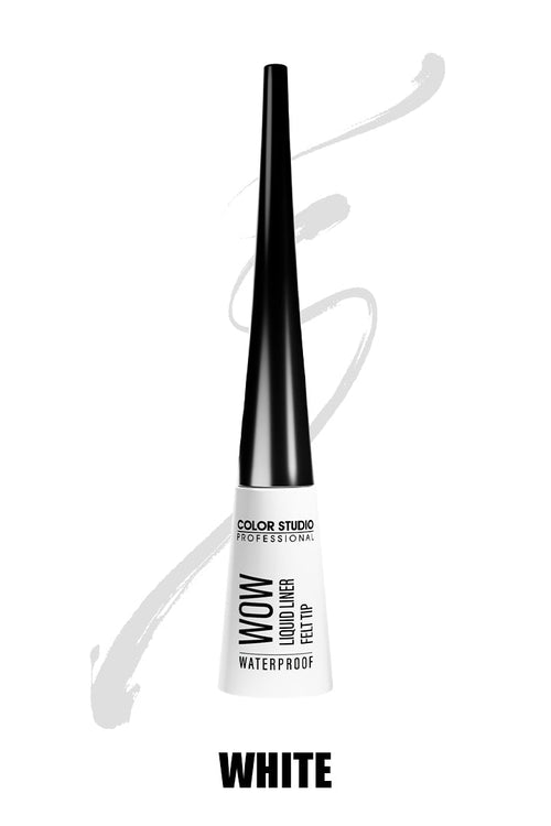 Color Studio Wow Eyeliner Felt Tip White
