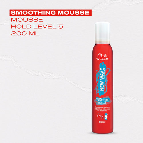 Wella - New Wave Smoothing Mousse - 200 Ml