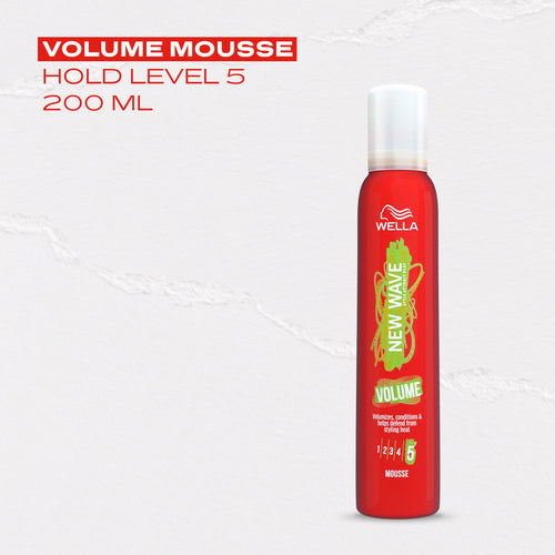 Wella - New Wave Volume Mousse - 200 Ml