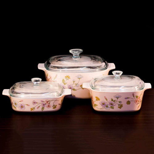 DONGA SET CORNINGWARE 6PC PASTEL BOUQUET A14093 SET
