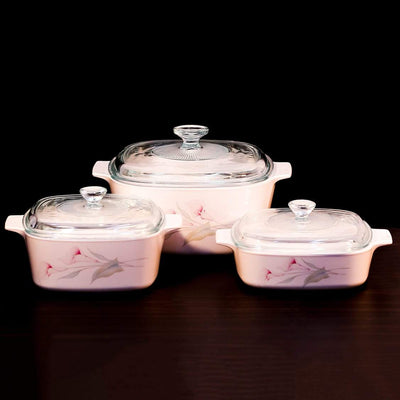 DONGA SET CORNINGWARE 6PC LILYVILLE A140LV SET