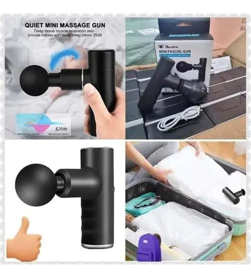 Mini Electric Fascia Gun High-frequency Multifunctional Mini Massage Gun Usb Charging 3 Massage Gears Compact And Lightweight
