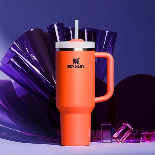 Home.co - Stanley Quencher H2.0 Tumbler 40 Oz - Tigerlily Plum