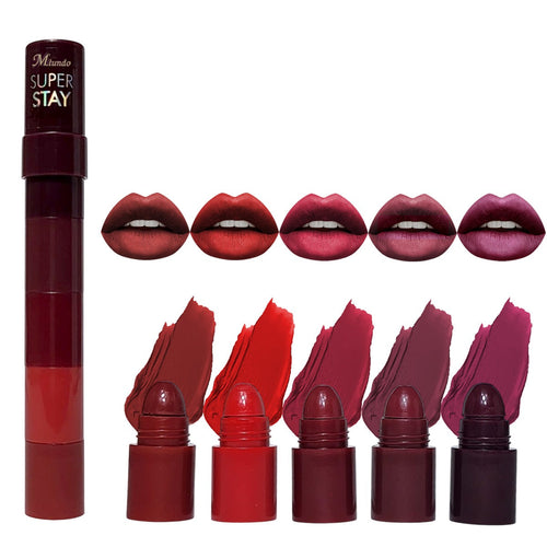 Miundo Super Stay 5 In 1 Matte Lipstick