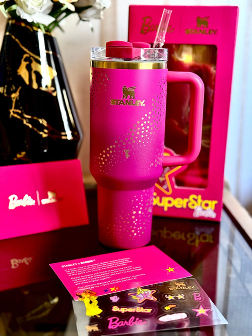 Home.co - Stanley Quencher H2.0 Tumbler 40 Oz - Barbie Super Star
