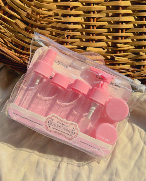 Cosmetics City - 7pcs Travel Cosmetics Bottles