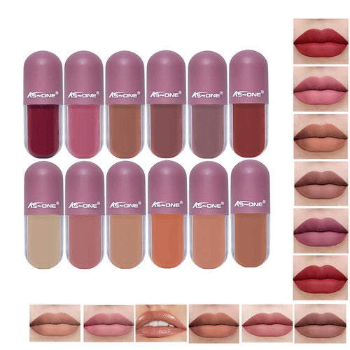 Ks-one - 12 Pcs Matte Lip Gloss
