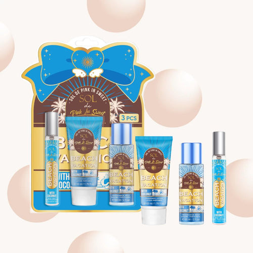 Sol - New 3pcs Fragrance Set - Body Mist - Perfume Lotion - Perfume - Blue