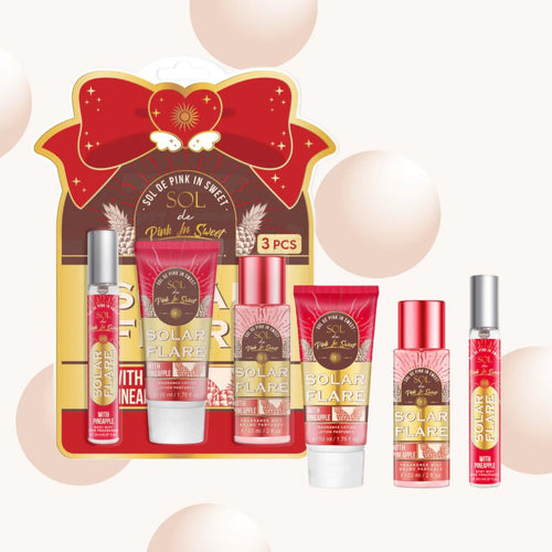 Sol - New 3pcs Fragrance Set - Body Mist - Perfume Lotion - Perfume - Red