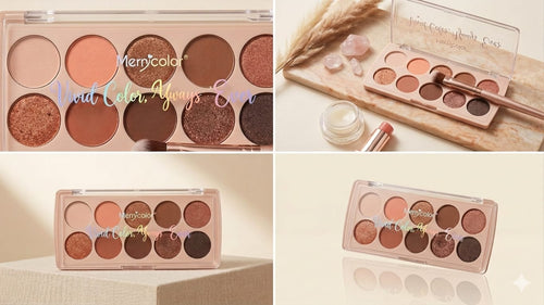 Merry - Color 10 Pcs Mini Eyeshadow Pallate
