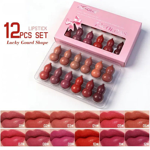 Ks-one - 12pcs Matte Lipgloss Set