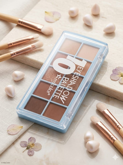My Color - 10 Pcs Mini Eyeshadow Pallate