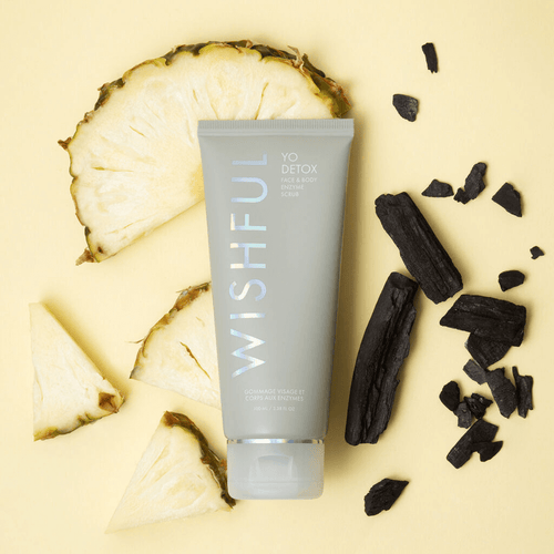 Huda Beauty - Wishful Yo Detox Charcoal Face & Body Enzyme Scrub 100ml